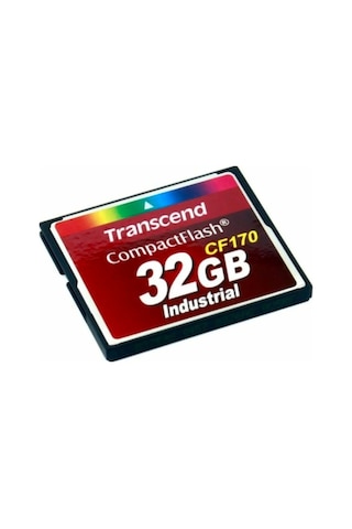 Transcend Industrial TS32GCF170 CF170 32 GB Compact Flash Hafıza Kartı