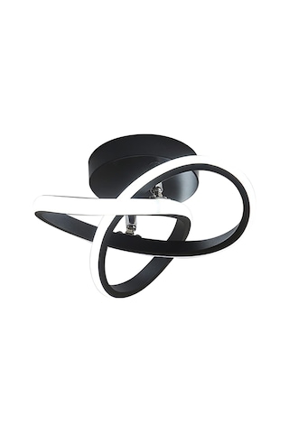 Neevoyu Siyah Treflor Led Tavan Lambası 3 Renk Ayarı 22w 10-15m² 110-220v Yatak Odası Salon Koridor İçin Siyah