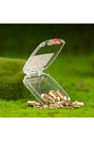 Moveevo Hızlı Ayar Fiş Balığı Ağırlığı - 6.0g 3 Adet Kutulu + Minyatür Ayarlama Yastığı - Ağırlığı Hasar Vermez - Dayanıklı Malzeme - Tüm Balıkçılık Gereçleriyle Uyumlu