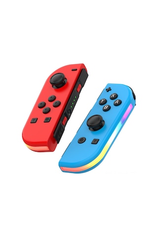 Xindoker Rgb Işık, Titreşim Ve 6 Eksenli Sensörlü Joycon Oyun Kumandası - Animal Crossing