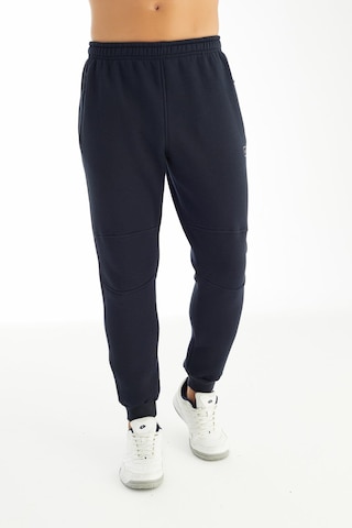 Crozwise Erkek Kışlık Polyester Kalın Dar Paça Pantolon Lacivert