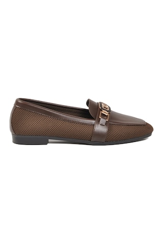 Florin Kahve Hafif Esnek Kadın Babet Ayakkabı 304 Z