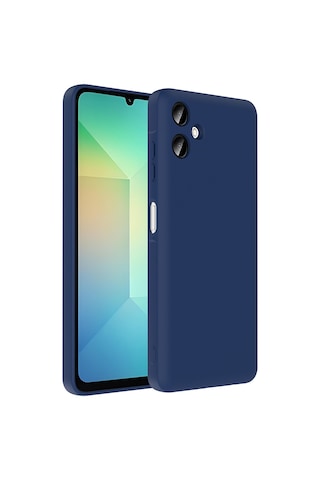 Xemu Galaxy Uyumlu A06 Kılıf Kamera Korumalı Kartlık Hazneli Xemu Vitra Kapak - Lacivert Lacivert