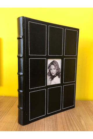 Aledo 10x15cm 300 Lük Deri Özel Lüx Fotoğraf Albümü-l1300 Siyah