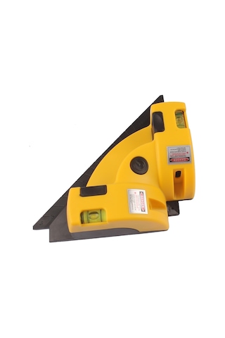 Dik Açı 90 Derece Lazer Seviyesi Çapraz Çizgi Fayans Tesviye Lazer Işını Ölçüm Aracı