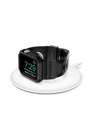 Spigen Apple Uyumlu Watch Serisi 40mm / 41mm Kılıf, Rugged Armor Pro Black - Acs00546