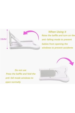 Çocuk Emniyetli Sürgülü Kapı Mandalları Kilitleri Gardırop Kapıları B