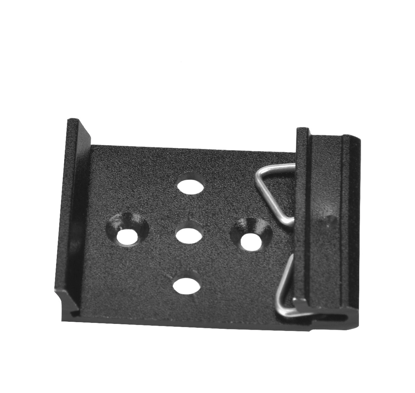 Tenfowee 35mm Din Rayı Sabitleyici Klipsi 5 Delikli, Pürüzlü Siyah, Alüminyum, Dayanıklı Diğer