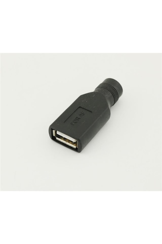 5.5x2.5 Mm Dc Dişi To Usb 2.0 Dc Dişi Uç Çevirici
