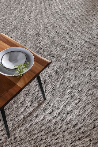 Elit 1017 Gri Sisal Hasır Görünümlü Modern Salon Oturma Odası Dört Mevsim Halı Antrasit Antrasit