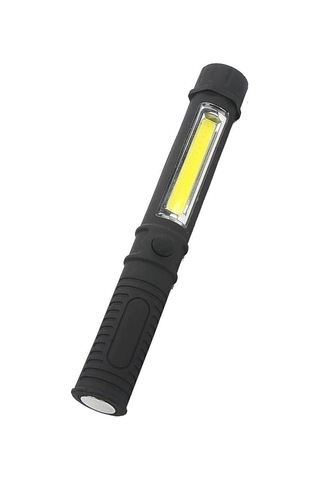 Led El Feneri Pilli Mıknatıslı 3 Fonksiyonlu Süper Ikaz Işığı 170mm Uzunluğunda Acil Durum Feneri
