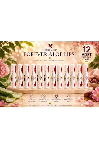 Forever Living Aloe Lips Dudak Koruyucu 12 Adet