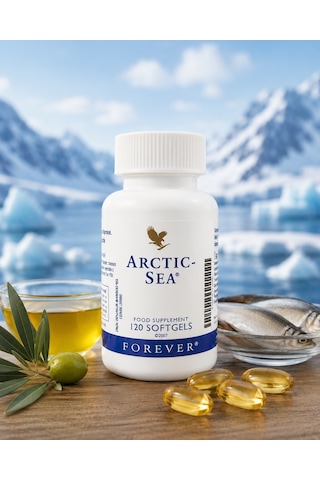 Forever Arctic Sea Omega-3 Balık Yağı E Vitamini İçeren Takviye Edici Gıda 120 Softgel