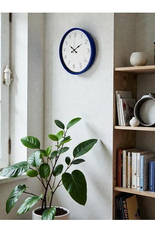36 Cm Lacivert Dekoratif Duvar Saati Diğer 81713523