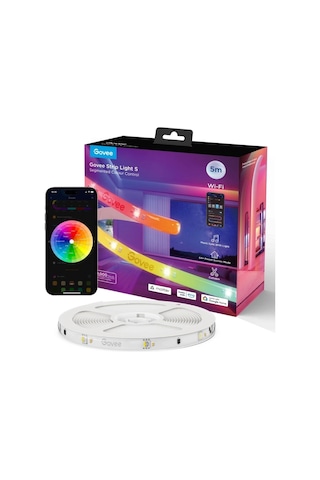 Govee Şerit Işık S Wi-fi Ve Bluetooth Destekli, Alexa Ve Google Assistant Uyumlu H612acd1 Çok Renkli