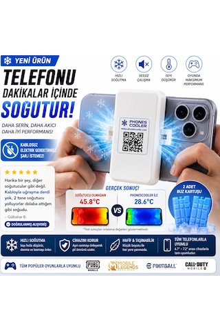 Phonescooler Pasif telefon Soğutucu Mor