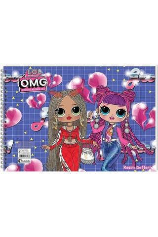 L.o.l. Omg 25x35cm 15 Yapraklı Spiralli Resim Defteri / 300215-79