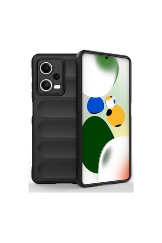 Xiaomi Poco X5 5g Kılıf Optimum Silikon - Siyah Çok Renkli
