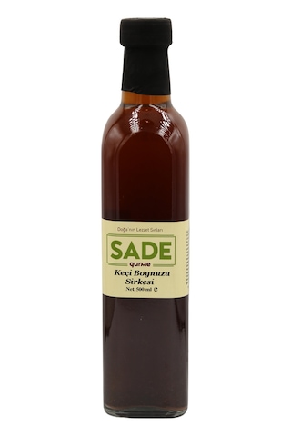 Sade Keçiboynuzu Sirkesi 500 Ml
