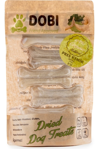 %100 Organik Pres Kemik Köpek Ödülü 5 Li Yüksek Proteinli Ve Koruyucusuz 7cm