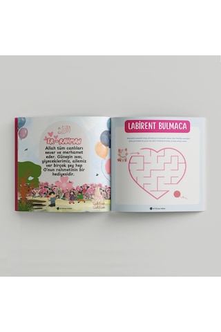 Okul Öncesi İçin Esmaül Hüsna Ajandam Çok Renkli