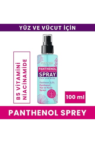 Procsin Panthenol Nemlendirici Ve Tazeleyici Yüz Vücut Spreyi 100 ML