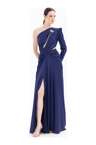 İlmio Bayan Abiye Elbise 3841003 Lacivert Lacivert