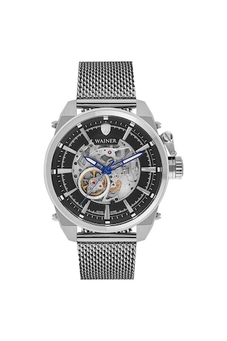 Wainer Swiss Made Wa.25988-a 46 Mm Gri Çelik Otomatik Erkek Kol Saat