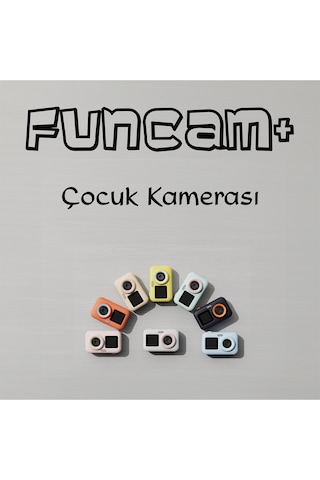 Sjcam Funcam+ Dual FHD 44 Mp Çocuklar İçin Fotoğraf Makinesi
