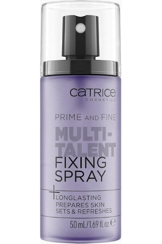 Catrice Prime And Fine Multitalent Sabitleme Spreyi 50ml,şeffaf, Vegan Ve Alkolsüz