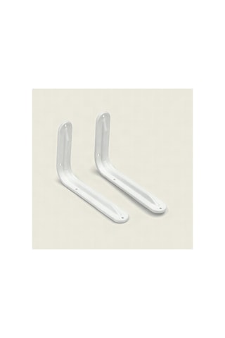 Raf Ayağı Demir 140x110 Mm Beyaz 2 Adet
