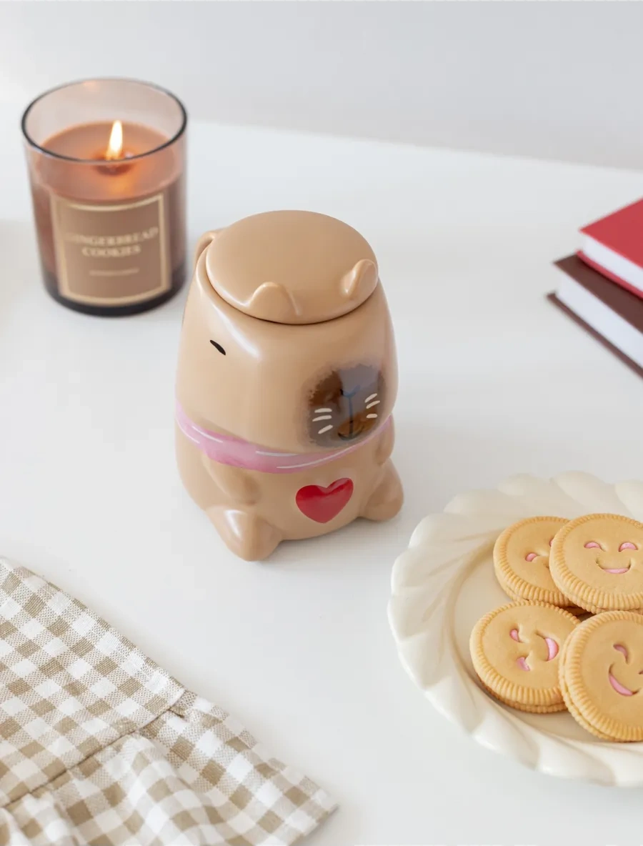 Perex Kapaklı Kupa, Kapibara Kupa, Kapibaralı Kupa 290814102 Bej