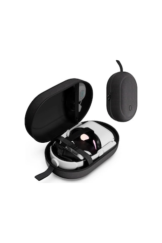Large Sert Taşıma Çantası Meta Quest 3s/3/oculus 2/pico 4 Uyumlu Siyah M42-bl