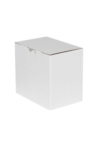 Beyaz Kilitli Kargo Kutusu / Ebat: 22x15x20 Cm 100 A