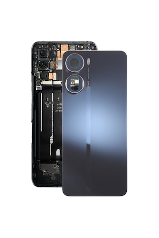 Cbtx Zte Blade V40 Tasarım Pil Arka Kapağı Uyumlu Gri