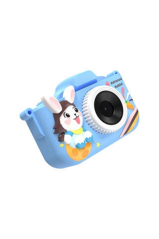 Springsun T6s Çocuk Kamera Mavi - 2.0 Ips Ekran, Hd Çift Kamerayla Fotoğraf, Video, Müzik Ve Oyunlar - 32gb Hafıza Kartı + Kart Okuyucu Dahil