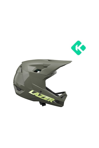Lazer Chase Full Face Kineticore Kask Moss Green 24 L 58-60cm Siyah