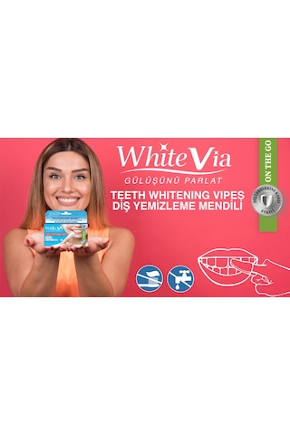 WhiteVia Diş Temizleme Mendili 7 Adet