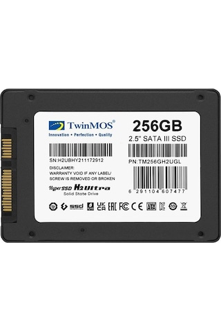 256gb 2.5" Sata3 Ssd 580mb-550mb-s Tlc 3dnand Grey Tm256gh2ugl Ssd Disk