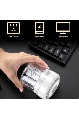 Fastbuy Zm-14 Mini Kablosuz Sarımsak Ezici - 100ml - Beyaz - Ev Kullanımı İçin Diğer