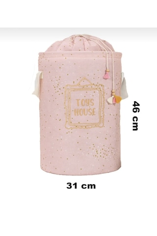 Bebek Yuvarlak Torbalı Oyuncak ve Kirli Sepeti