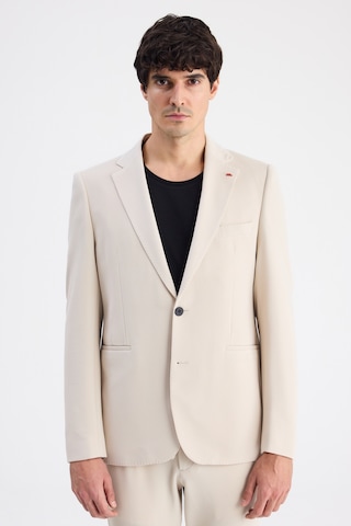 Twn Slim Fit Bej Armürlü Kumaş Ceket 6ec04bb01474m