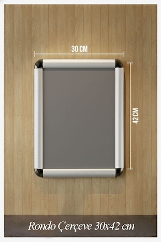 A3 Rondo Çerçeve Tak Çıkar 30x42 Cm 1 Adet Afiş Çercevesi Aç Kapa Çerçeve A3 Açılır Kapanır Çerçeve