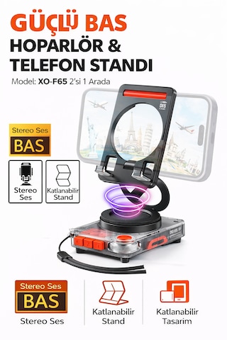 Masaüstü Telefon Standı Özellikli Bluetooth Hoparlör Yüksek Ses Kalitesi