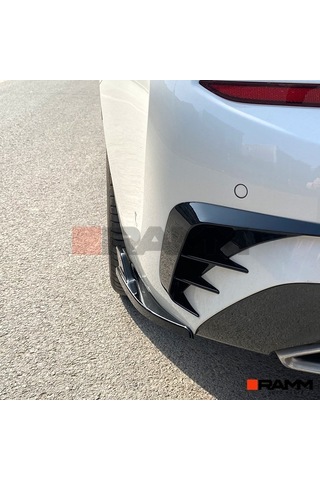 Bmw G20 M Sport Arka Tampon Bıçağı Sağ+sol Abs Parlak Siyah