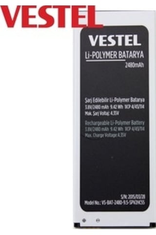 Senalstore Vestel Venüs V3 5570 Uyumlu Pil Batarya 2480mah İthal