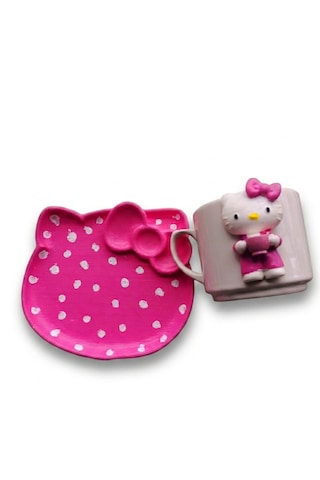 Hello Kitty Bardak Seti Pembe