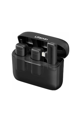 Ulanzi J12 Kablosuz İkili Yaka Mikrofonu Lightning