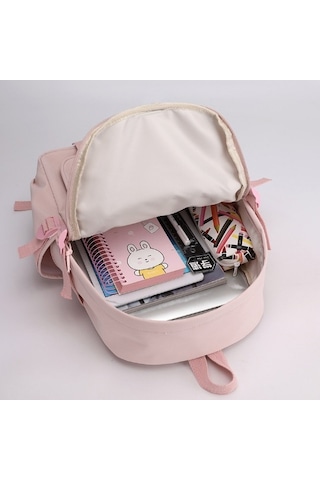 Yeni Çizgi Film Labubu Labubu Çevre Birimi Öğrenci Okul Çantası Sırt Çantası Siyah