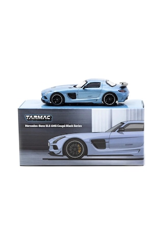 Tarmac Works 1/64 Mercedes-benz Sls Amg Coupé Black Series Matte Blue